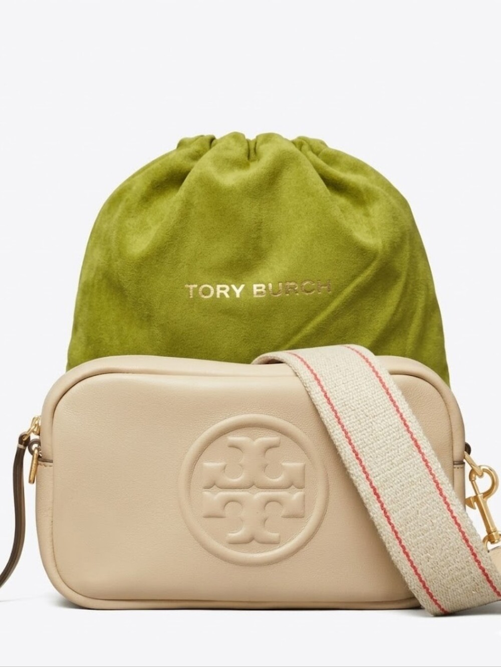 NWOT Tory Burch Miller Soft Leather Mini Crossbody with Dust bag